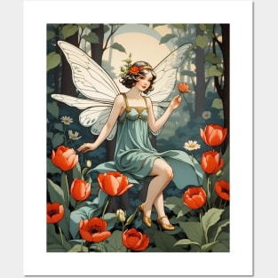 Retro 1920's Fairy Posters and Art